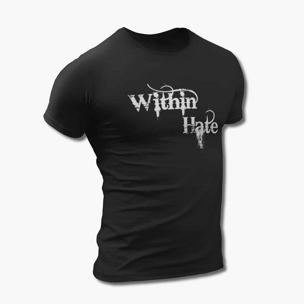 Within Hate T-Shirt, Within Hate Logo Black Tee Shirt, Heavy Metal Merchandise