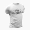 Wolves of Hate T-Shirt, Wolves of Hate Logo White Tee Shirt, Black Metal, Viking Metal Merchandise