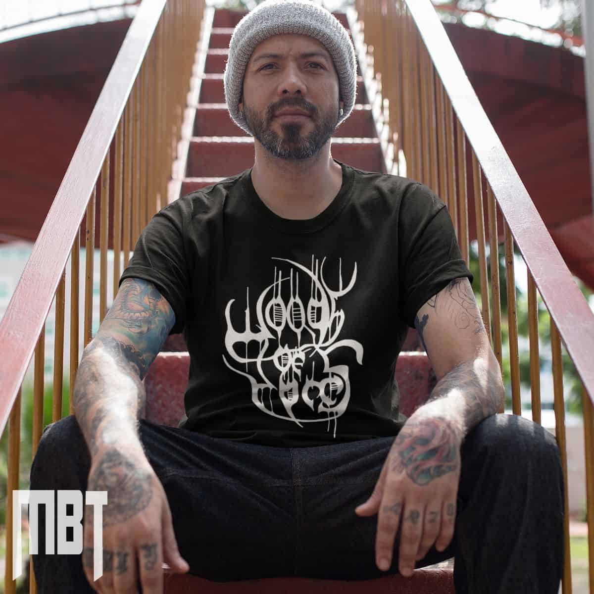 Woods of Ypres Logo T-Shirt, Black Metal Merch