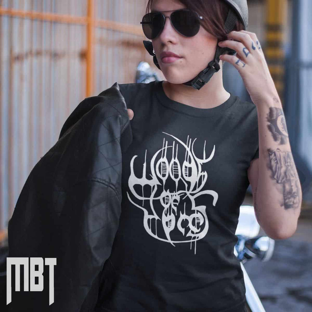 Woods of Ypres Logo T-Shirt, Black Metal Merch