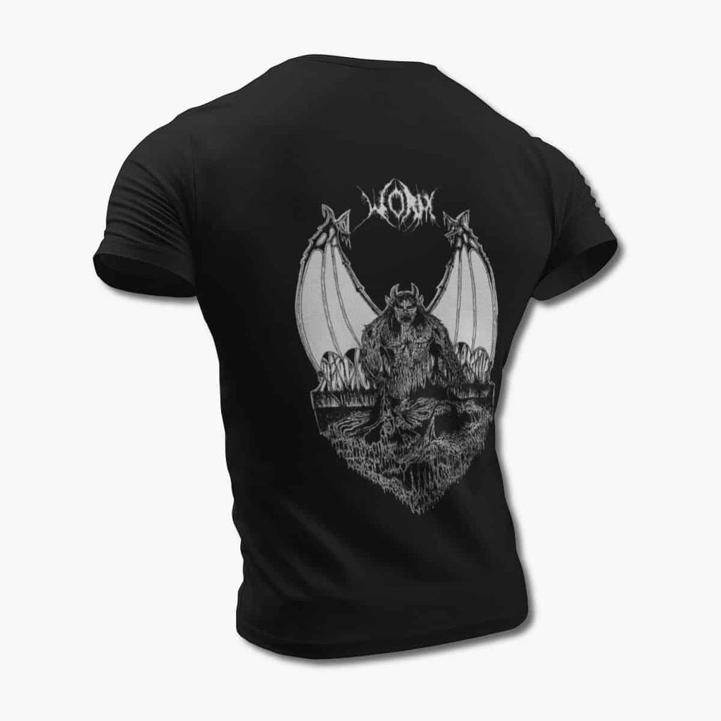 Worm Band T-Shirt, Worm Evocation of The Black Marsh Black Tee Shirt, Doom Metal Merchandise
