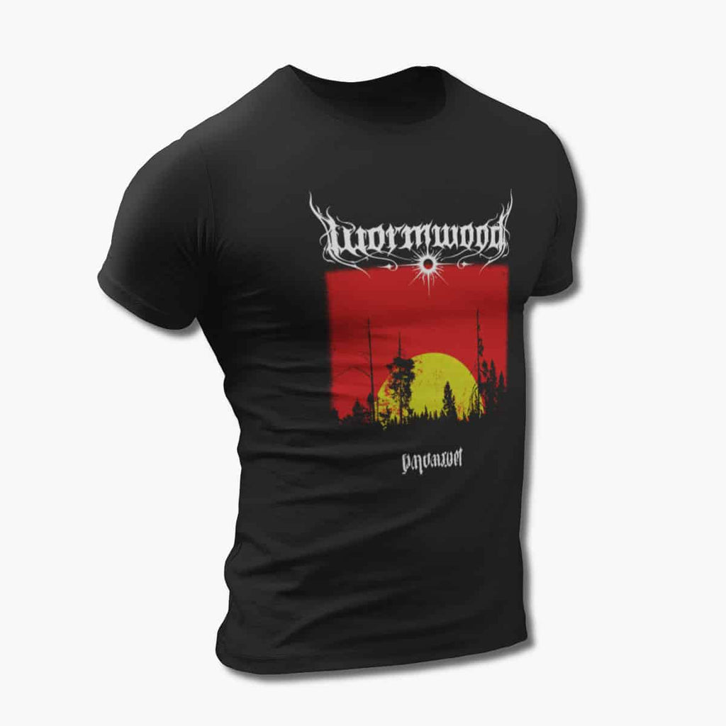 Wormwood T-Shirt, Wormwood Nattarvet Black Tee Shirt, Melodic Black Metal Merchandise