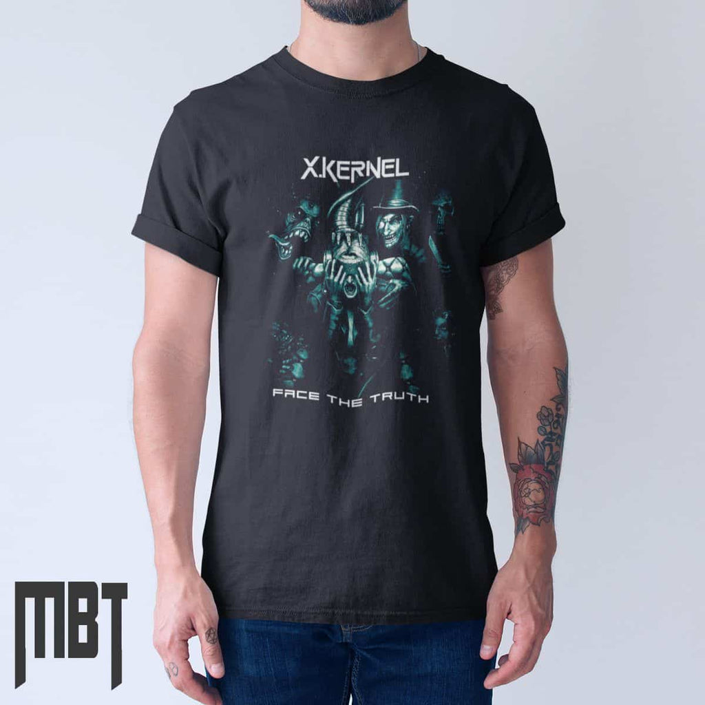 X-Kernel T-Shirt, X-Kernel Face The Truth Tee Shirt, Metal Merch