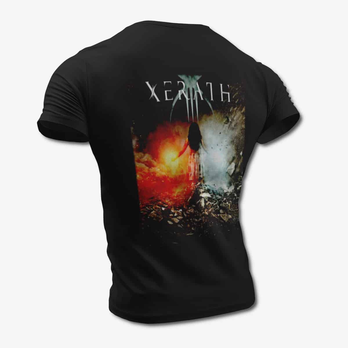 Xerath T-Shirt, Xerath III Black Tee Shirt, Symphonic Groove Metal Merchandise
